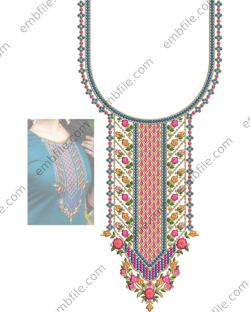 31929 31929 Multi Nack Embroidery Design - Image 1