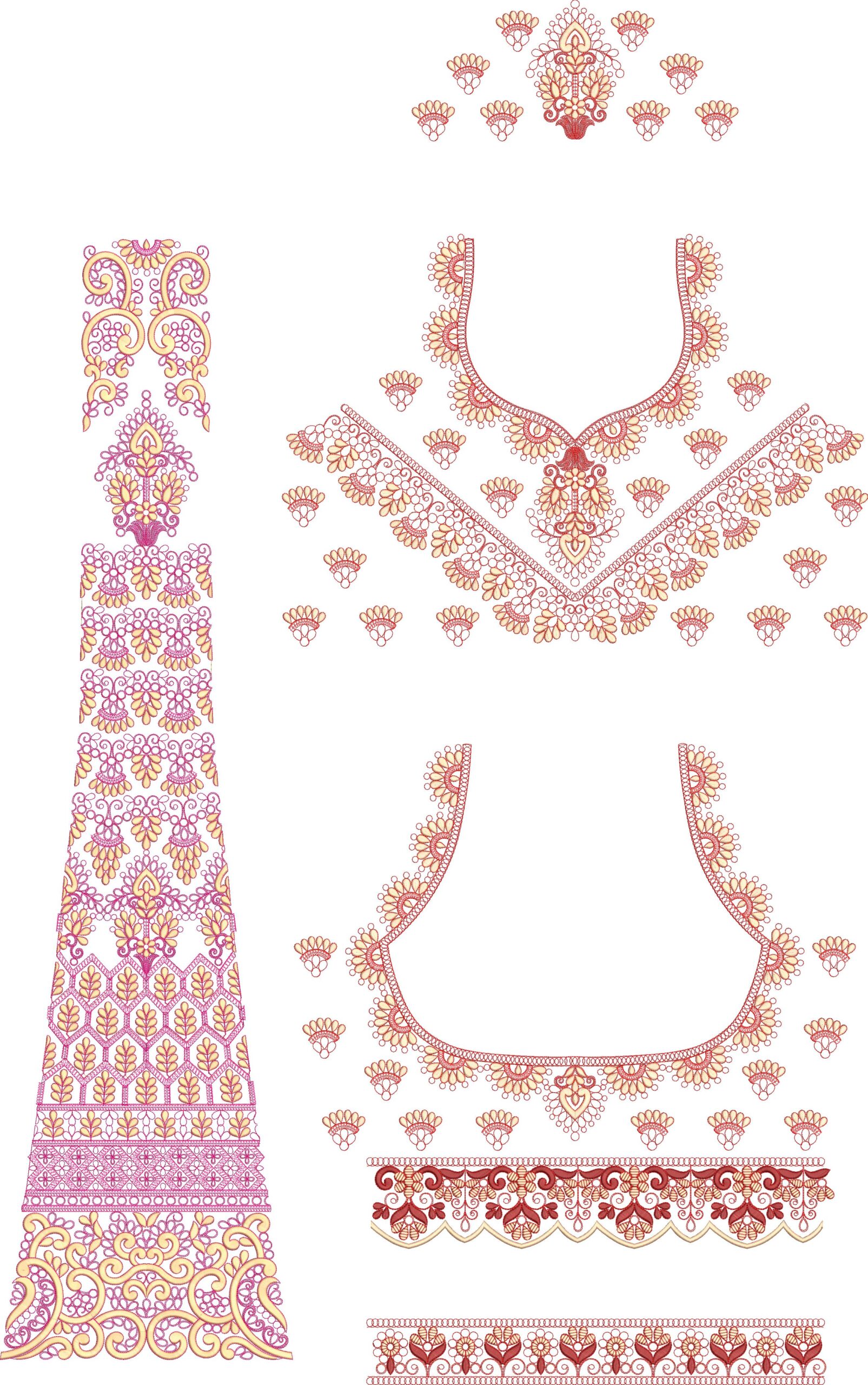 32458 32458 Multi & Codding Kali Set Embroidery Design - Image 1