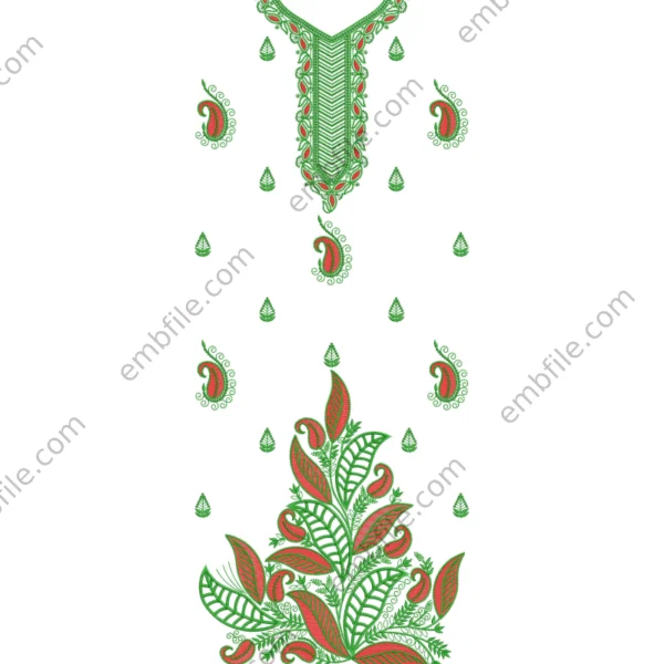 40899 Panjabi Code Set Embroidary Design