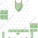 45317 Multi Punjabi Suit Set Embroidery Design