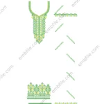 42354 Multi Punjabi Suit Set Embroidery Design
