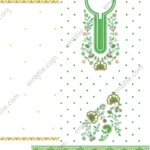 46055 Multi Punjabi Suit Set Embroidery Design