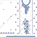 46056 Sequence & Multi Panjabi Suit Set Embroidery Design