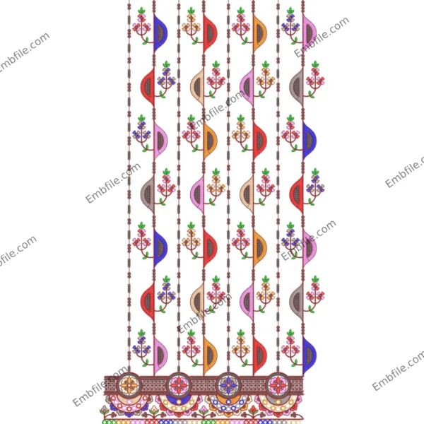 42224 3 MM Sequence & Multi Daman  Embroidery Design