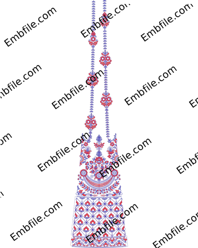 52724 52724 Multi & Codding Kali Embroidery Design - Image 1