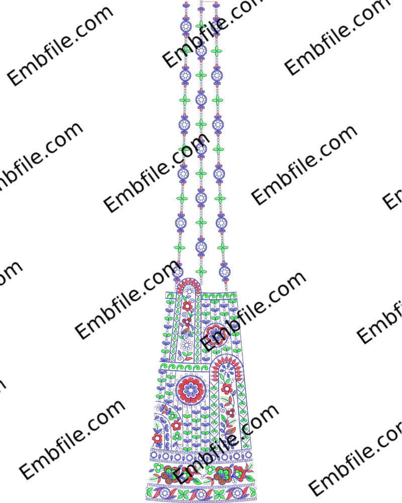 52730 52730 Multi & Codding Kali Embroidery Design - Image 1