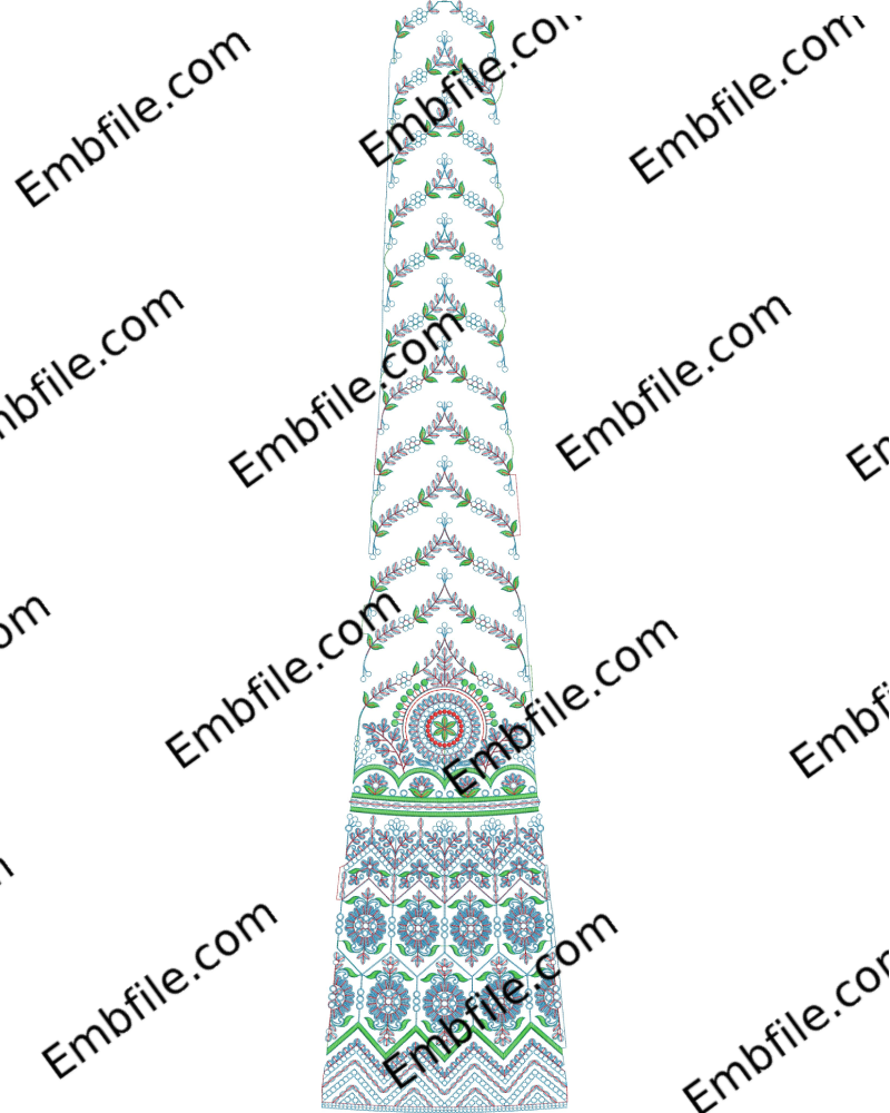 52758 52758 Multi & Codding Kali Embroidery Design - Image 1