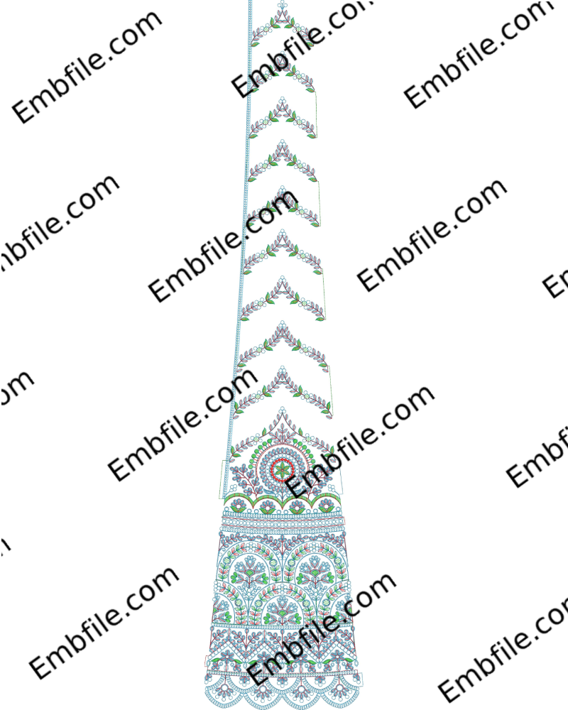 52759 52759 Multi & Codding Kali Embroidery Design - Image 1
