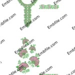 52779 Multi Punjabi Cord Set Embroidery Design