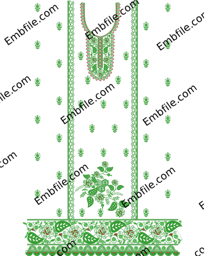 52783 52783 Multi Boring Suit Embroidery Design - Image 1