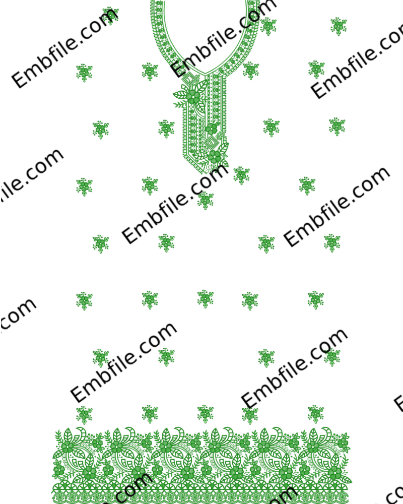 52812 52812 Multi Boring Suit Embroidery Design - Image 1