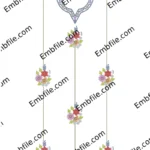 52886 3MM Sequence Multi Punjabi Panel Suit Embroidery Design