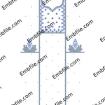 52887 3MM Sequence & Multi Punjabi Panel Suit Embroidery Design