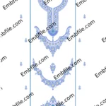 52895 3MM Sequence & Multi Punjabi Panel Suit Embroidery Design