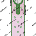 52936 3MM Sequence & Multi Punjabi Panel Suit Embroidery Design