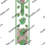 52956 3MM Sequence & Multi Punjabi Panel Suit Embroidery Design