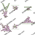 54142 3MM Sequence & Multi Boring Cord Set Embroidery Design