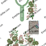 54326 Multi Punjabi Cord Set Embroidery Design
